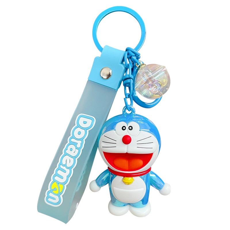 Móc Chìa Khóa Acrylic Hình Doraemon Đáng Yêu