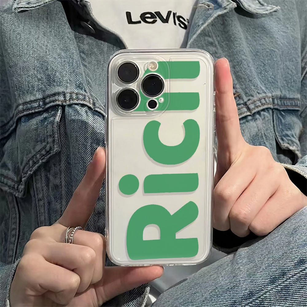 ✅Ốp Điện Thoại Mềm Chống Sốc In Chữ Tiếng Anh 6In FLCB Đơn Giản Cho Iphone 14pro 1213 11plus 78max