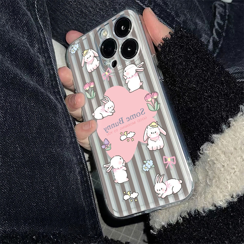✅Ốp Điện Thoại Mềm Chống Sốc Hình Thỏ Hoạt Họa Cho Iphone 11 1378iPhone12max 14proplus6ins Apple Quanc