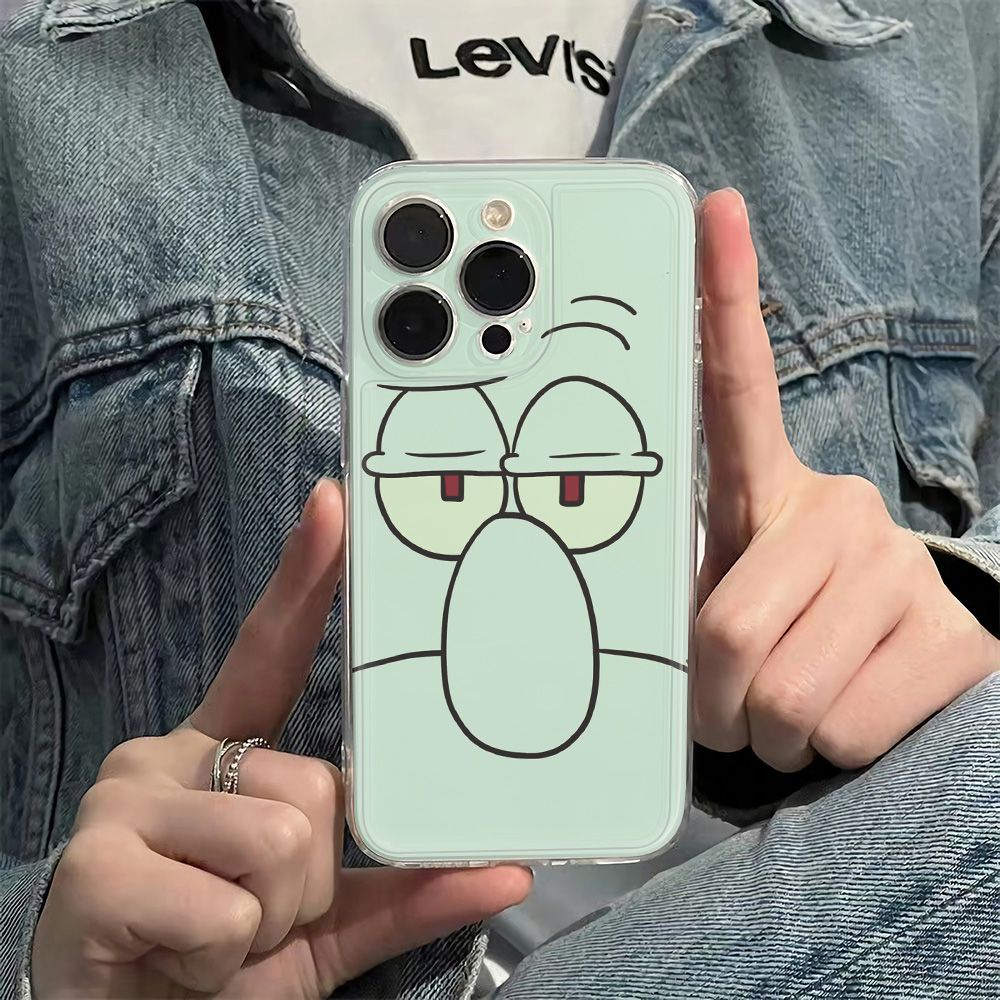 ✅Ốp Điện Thoại Mềm Chống Sốc Họa Tiết Bạch Tuộc Cho Iphone 14proplus 12 11Max13786In QVS8