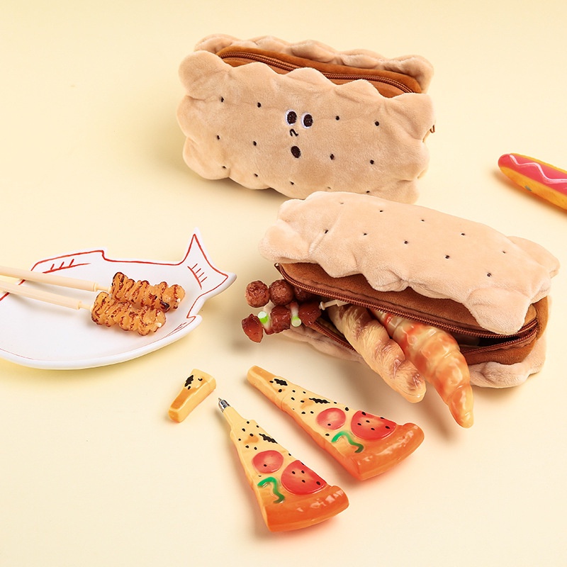 Bút bi pizza nam châm xinh xắn