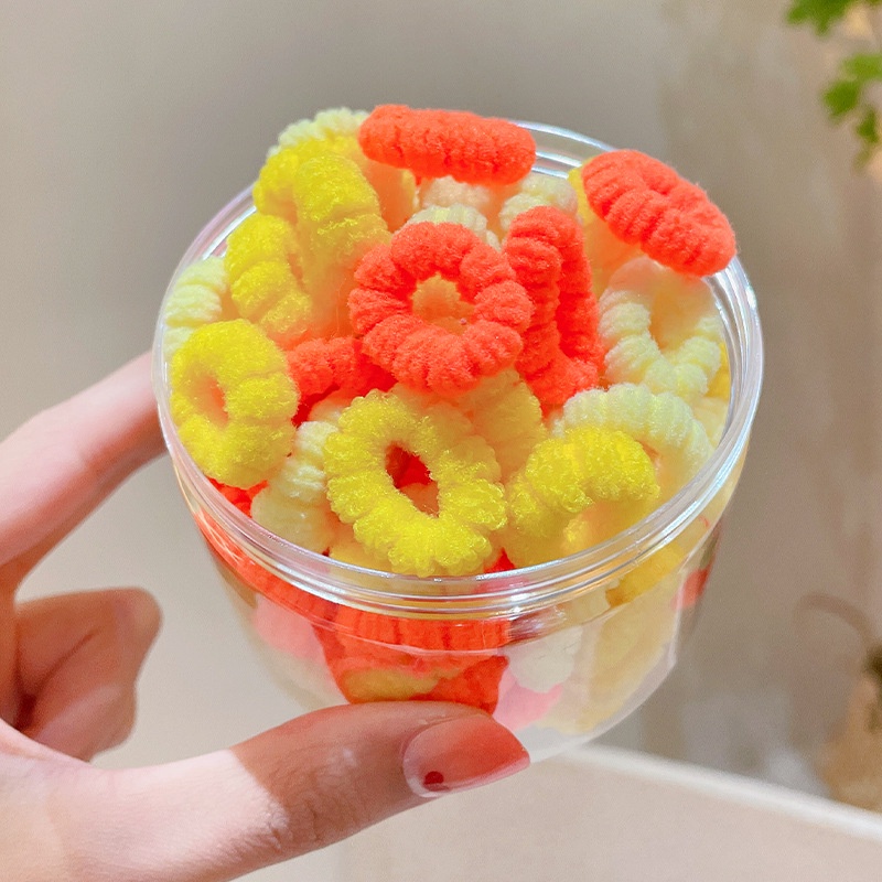 Dây Buộc Tóc Cao Su Co Giãn Tốt Không Đau Cho Bé Gái 2023