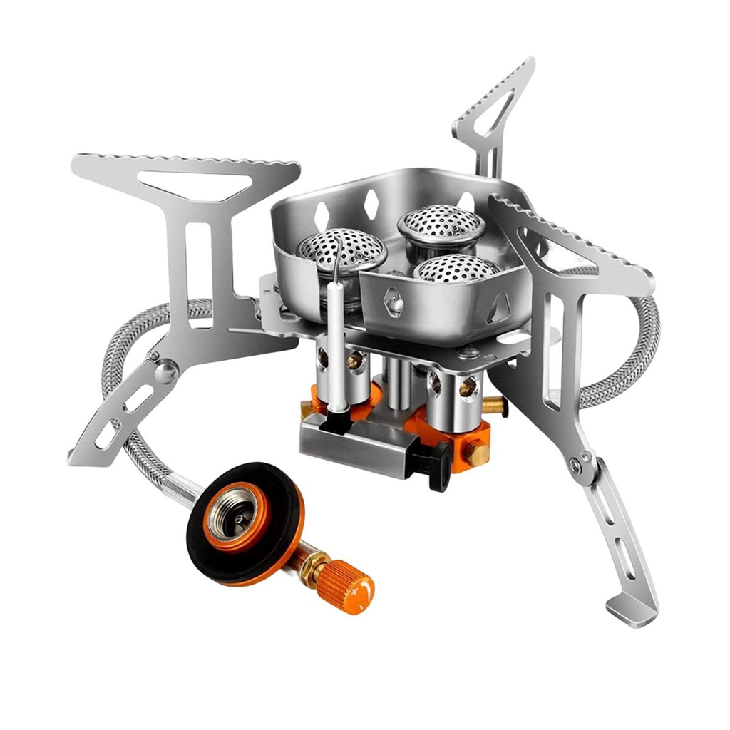 Bếp Gas Mini Chống Gió Tiện Lợi Khi Đi Cắm Trại