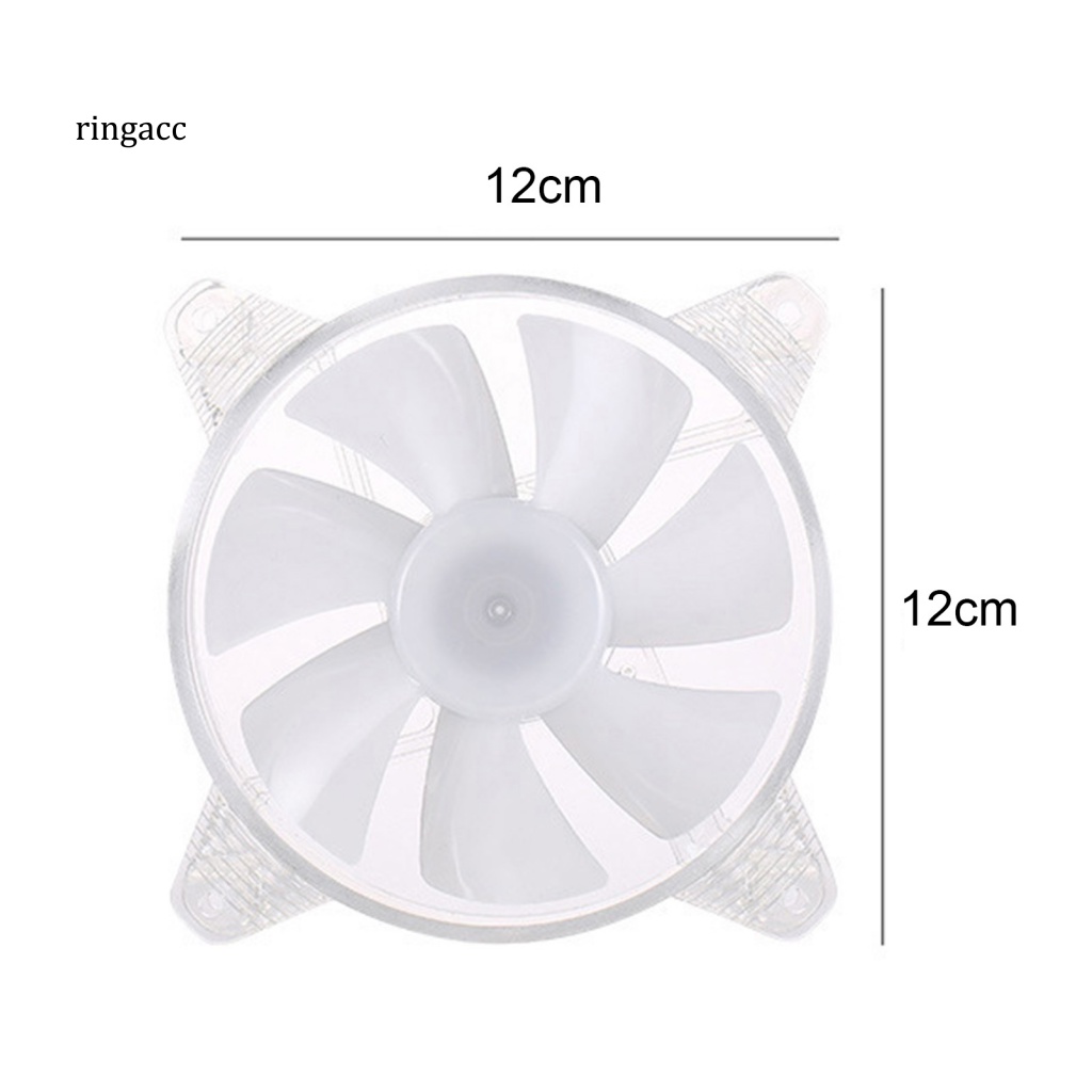 Quạt Tản Nhiệt Có Đèn LED Trong Suốt Cho Máy Tính Để Bàn