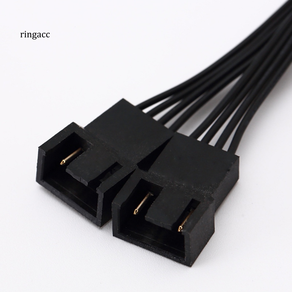 Rga Set 5 Dây Cáp Nối Dài Ổn Định Cho Quạt Máy Tính PC 4-Pin Chất Lượng Cao