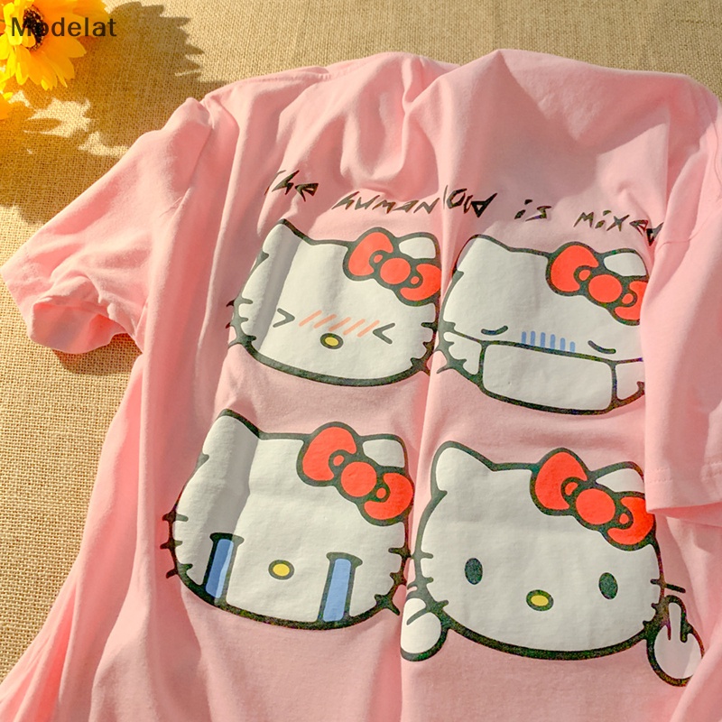 Áo Thun Nữ Tay Ngắn Dáng Rộng Y2k Phong Cách Đường Phố