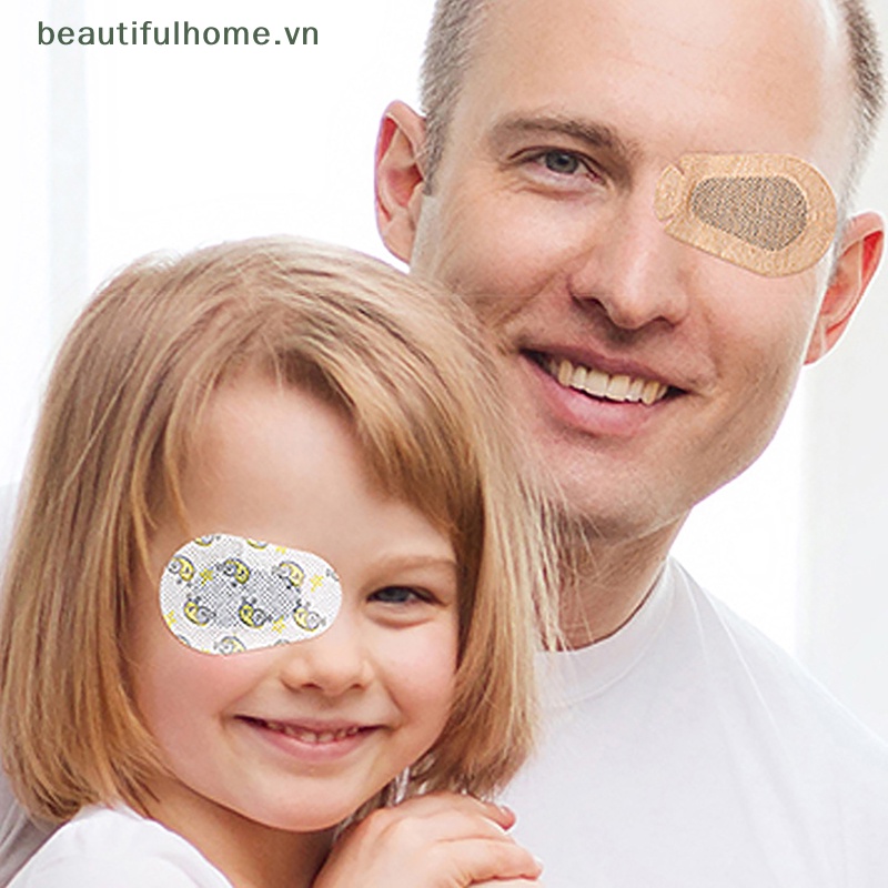 Bộ 10 Miếng Dán Che Mắt Dùng Một Lần Cho Bé
