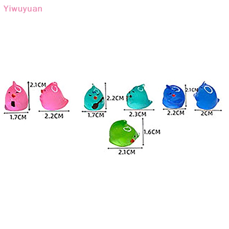 Bộ 5 Đồ Chơi Gà Con Phát Sáng Trang Trí Xe Hơi Mới