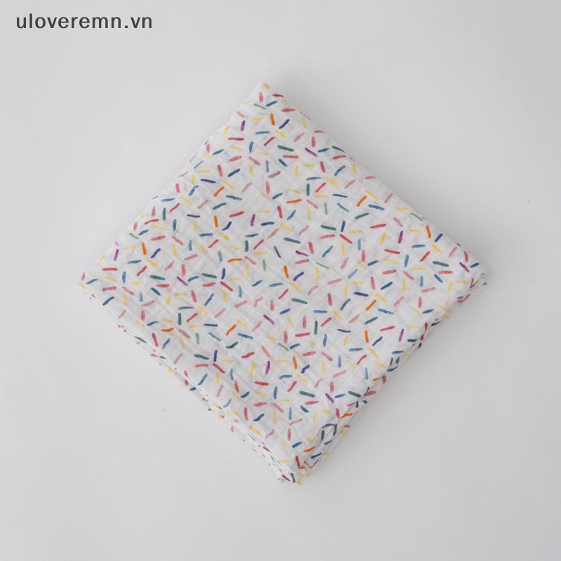 Chăn Quấn Bé Sơ Sinh Bằng Cotton Phong Cách Muslin