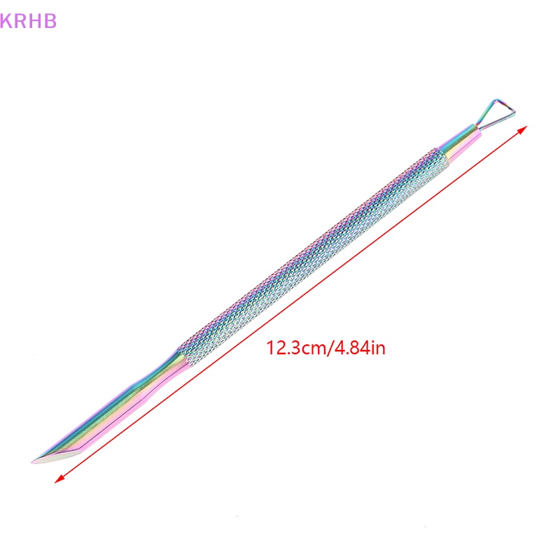 1 Dụng Cụ Hai Đầu Bằng Thép Không Gỉ Chuyên Dụng Trang Trí Móng Nghệ Thuật Mới