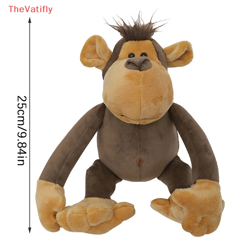 Thú Nhồi Bông Hình Sư Tử / Hổ / Báo / Hươu Cao Cổ 25cm Sống Động Làm Quà Tặng Cho Bé