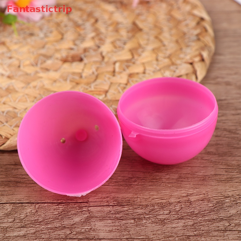 Bộ 10 Hộp Đựng Kẹo Bằng Nhựa Hình Trứng Phục Sinh Nhiều Màu Độc Đáo Trang Trí Nhà Cửa Diy Mới