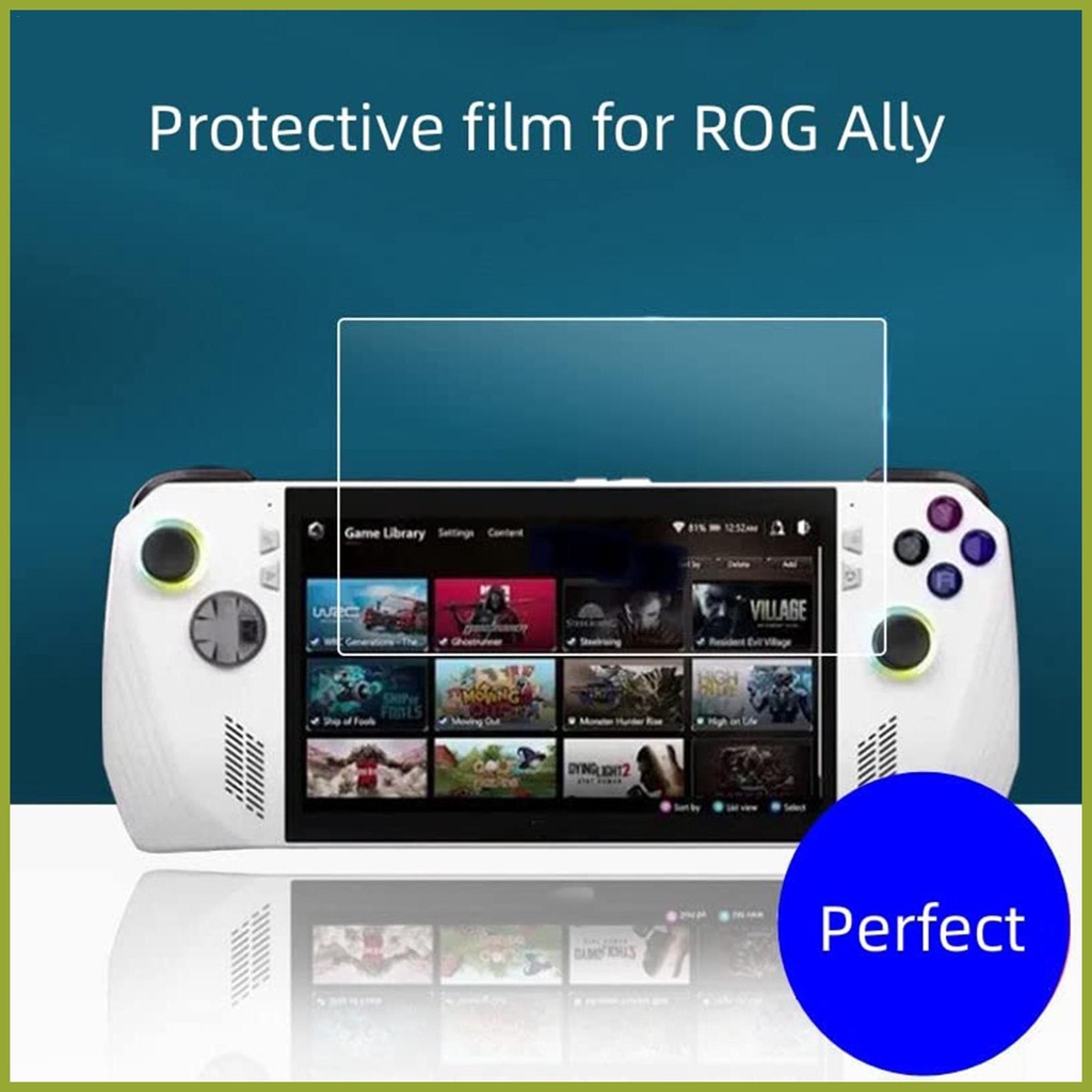 HD Anti-scratch Protective Screen Tempered Glass 9H Hardness Anti-fingerprint Protection Cover For ASUS ROG Ally