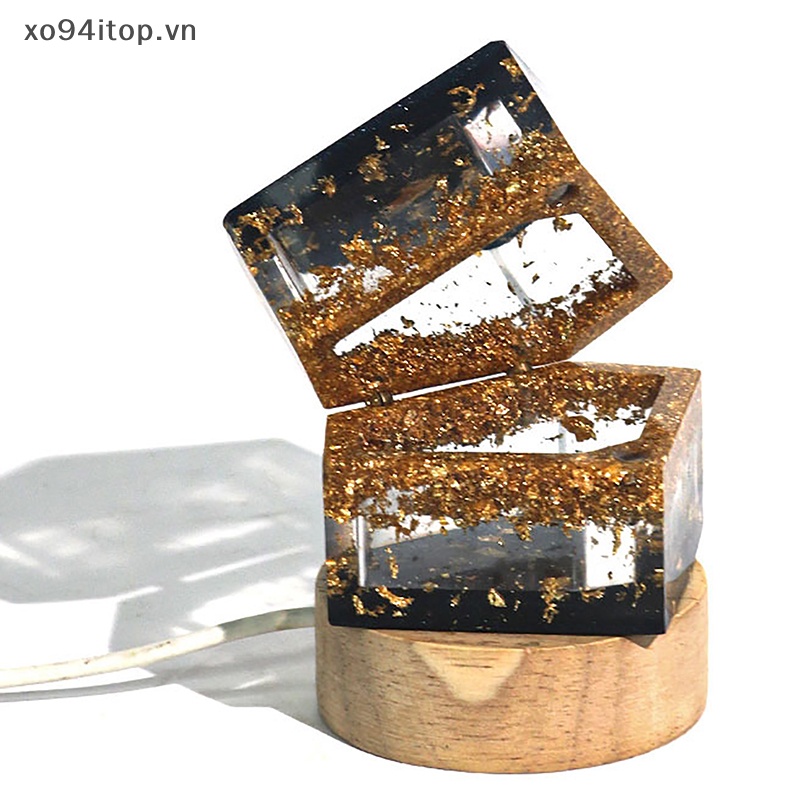 Xoitop Hộp Đựng Nhẫn Kim Cương Bằng Silicon Epoxy Dùng Làm Quà Tặng DIY