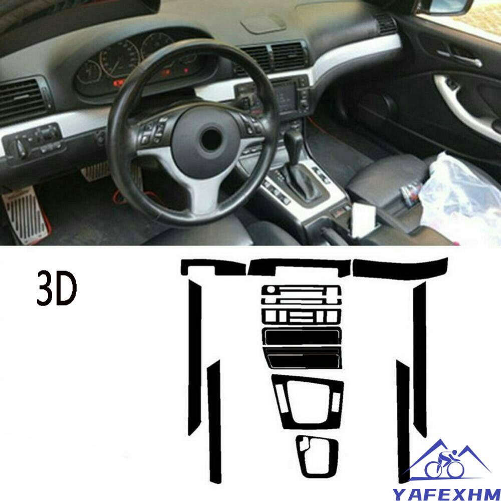 Miếng Dán 3D Bằng Sợi Carbon Trang Trí Nội Thất Xe Hơi BMW 3 Series E46 1998-2005