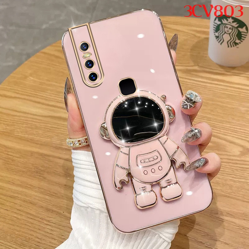 Ốp lưng VIVO V15 PRO VIVO V15 Ốp Điện Thoại Silicone Mềm Chống Sốc In Hình Phi Hành Gia Có Giá Đỡ Cho VIVO V15 PRO VIVO V15 / V15 / Fszj65 viền vuông cute thường vivo 1819