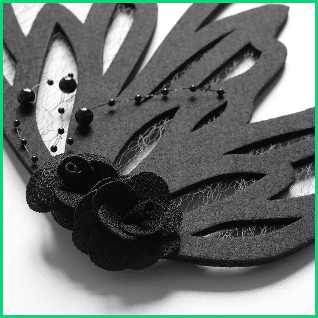 Kẹp Tóc Hình Bướm Màu Đen Phong Cách Gothic Thời Trang Dự Tiệc Cho Nữ