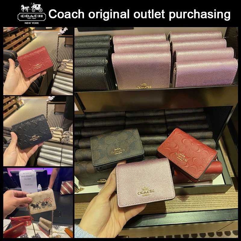 Coach Ví Mini Phối Dây Xích c8091 c6127 c4477