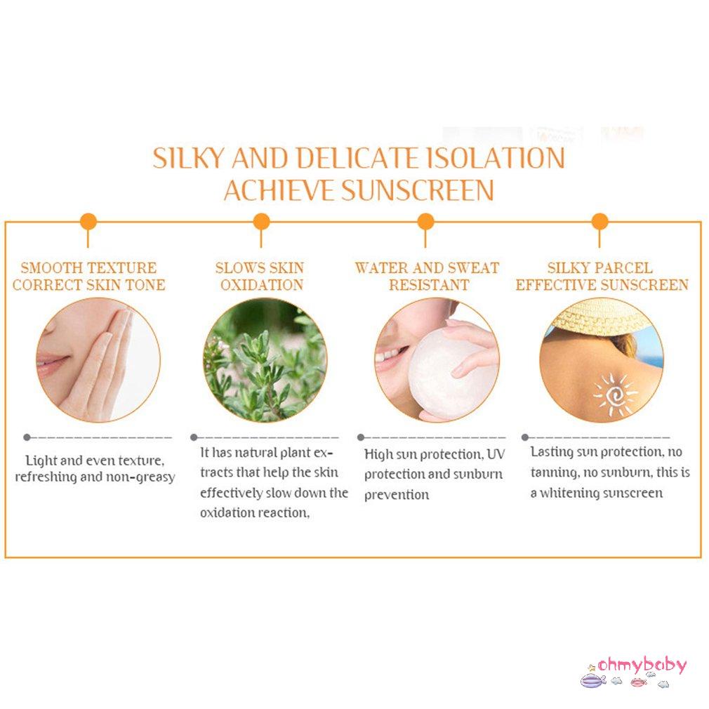 [OMB] Kem Chống Nắng Mùa Hè Dưỡng Ẩm Lâu Dài Spf90+ Pa+++ Bảo Vệ Bức Xạ Sản Phẩm Chăm Sóc Da [Z/8]