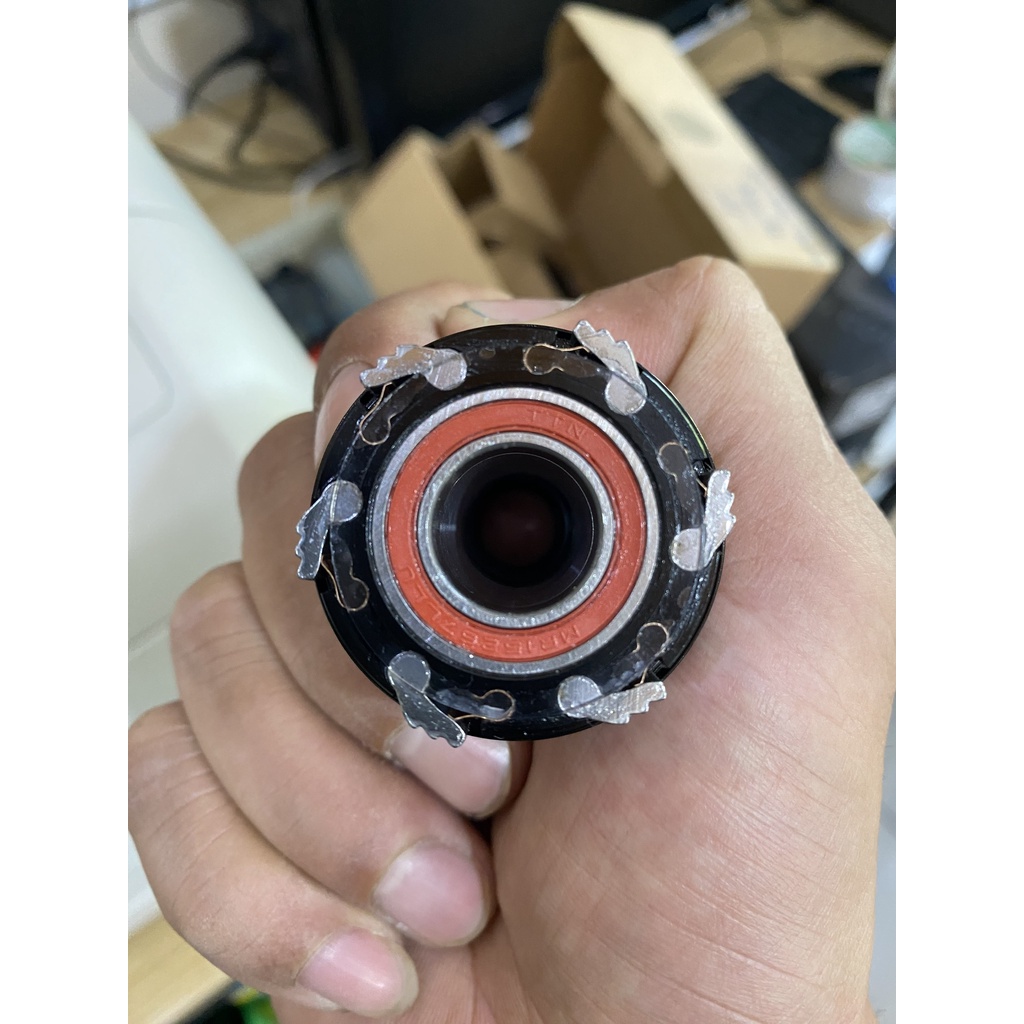 Đùm xe đạp HASSNS PRO7 - Boost 148/110 cối MS, màu đen