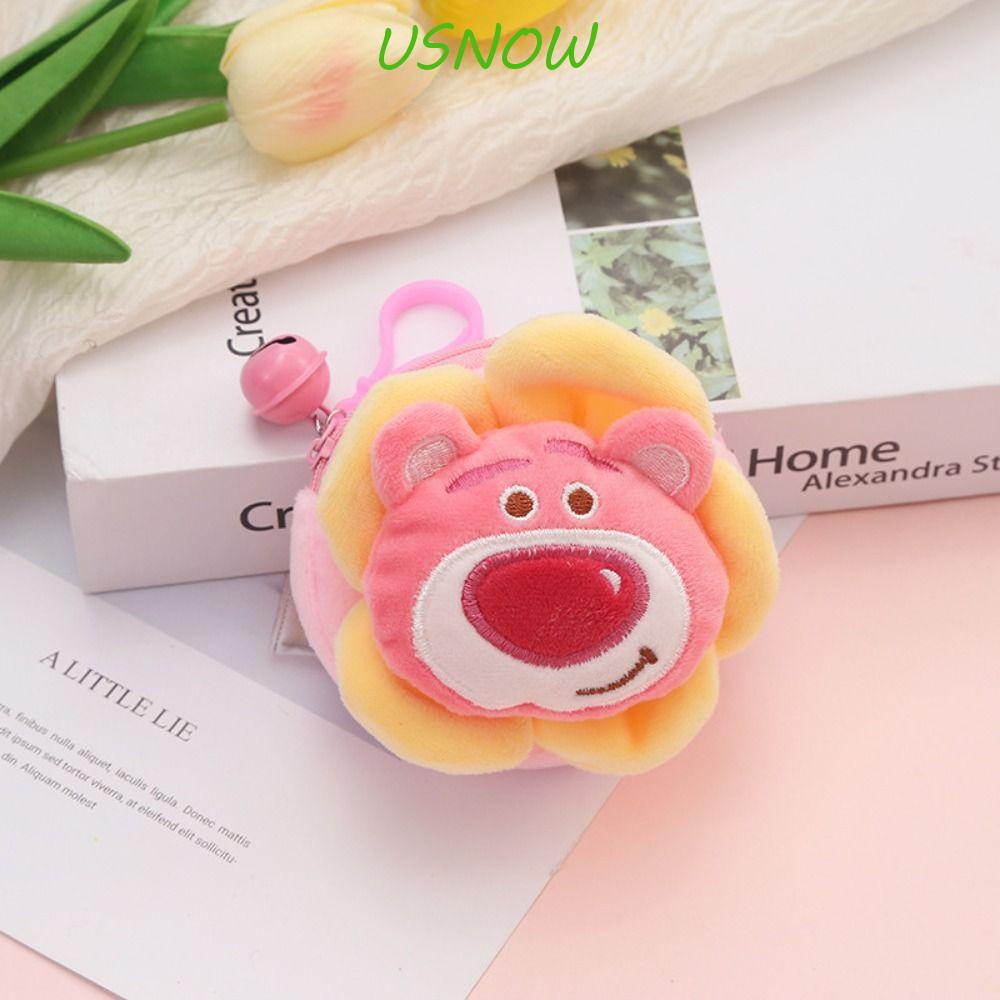 Móc Khóa Hình Gấu / Dâu Tây Mini Có Khóa Kéo Dùng Làm Quà Tặng / Trang Trí Túi Xách / Ví Nữ