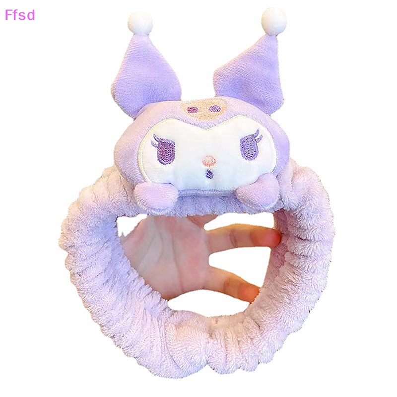 {Ffsd} Thời Trang Kawaii Hoạt Hình Cinnamoroll My Melody Kuromi Plushie Băng Đô Nơ Dễ Thương Làm Quà Tặng * Bán Chạy
