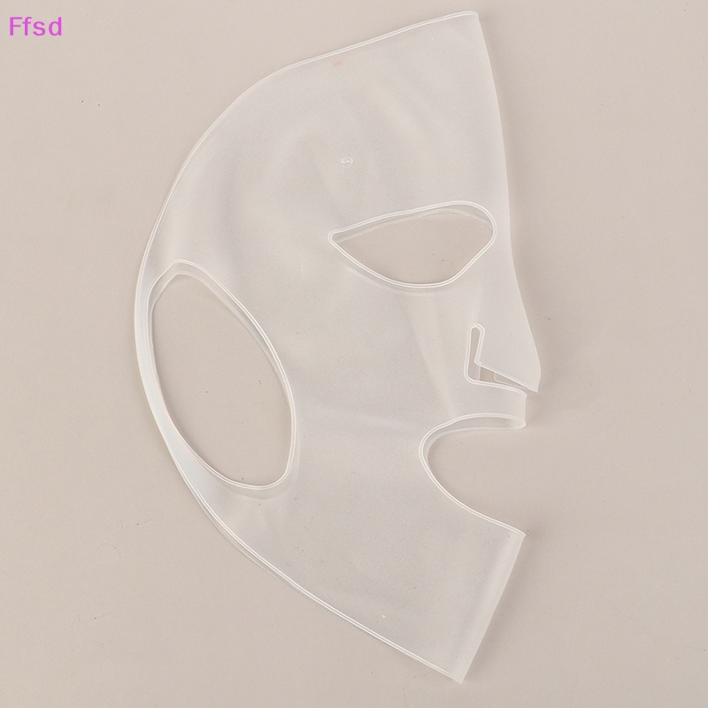{Ffsd} Mặt Nạ Silicone Đeo Tai Làm Săn Chắc Da Chống Nếp Nhăn Tạo Khuôn Mặt Chữ V Có Thể Tái Sử Dụng