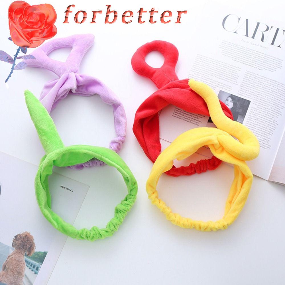 Băng Đô Vải Nhung Họa Tiết Hoạt Hình Dành Cho Nữ Rửa Mặt Trang Điểm