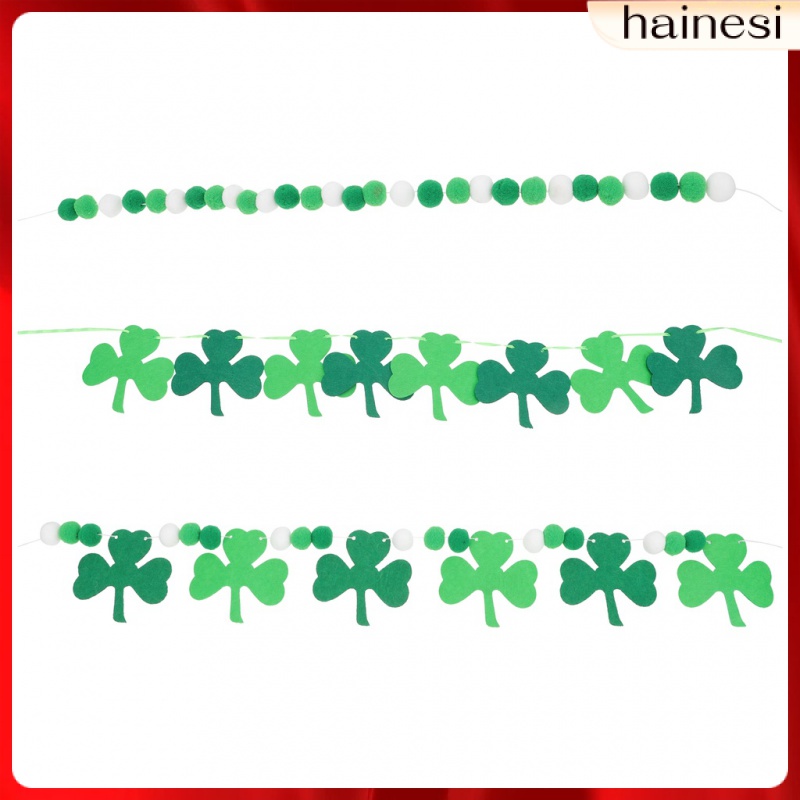 Cờ Lò Xo In Chữ St Patrick Day Dùng Trang Trí Set 3 Dây Treo Trang Trí Tiệc Cho Bé
