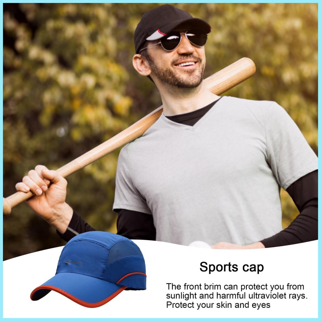 Mũ Lưỡi Trai Phối Lưới Siêu Mỏng Thoáng Khí Thời Trang Mùa Hè Cho Nam