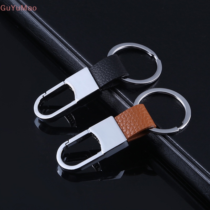 Móc Chìa Khóa Bằng Da Và Kim Loại Thời Trang Dễ Thương PRTA