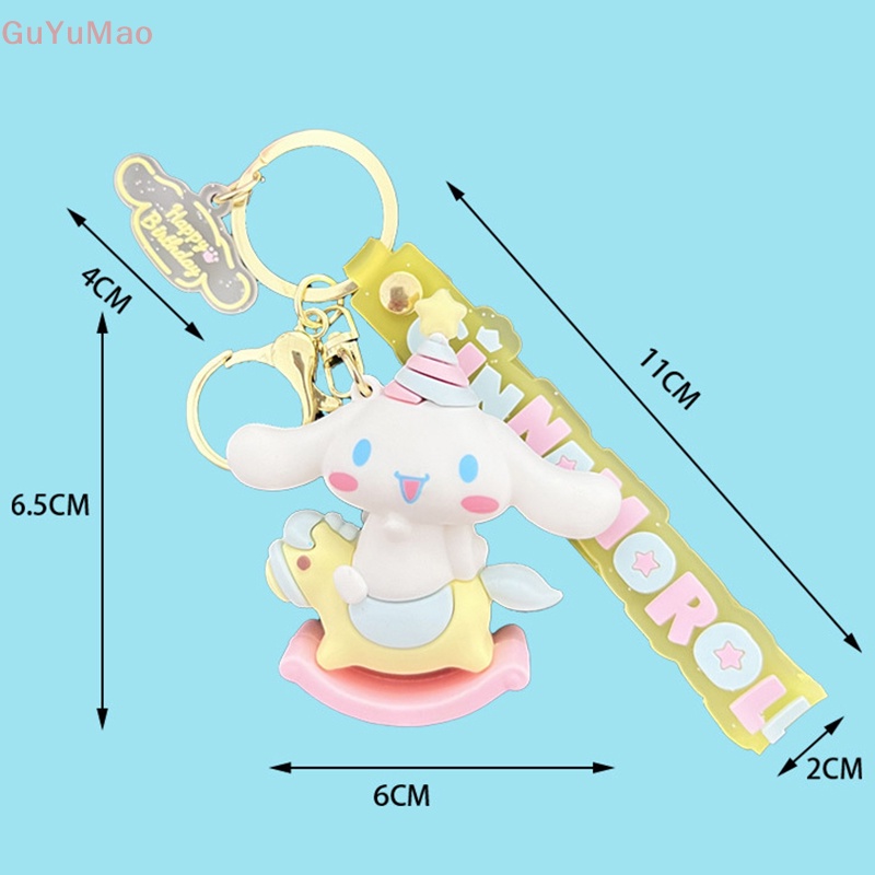 [cxGUYU] Móc Khóa Búp Bê Hoạt Hình Kawaii Bằng Pvc Dễ Thương Dùng Làm Quà Tặng PRTA