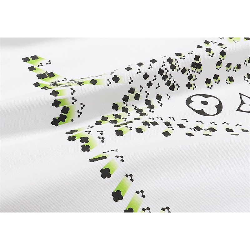 L &amp; V Áo Thun Bóng Rổ Tay Ngắn In Hình Thỏ Phun Kỹ Thuật Số Phiên Bản Giới Hạn 88 Mới Cho Nam Và Nữ