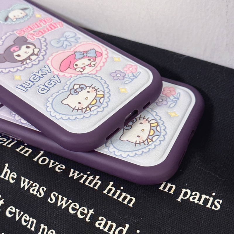 Ốp Điện Thoại Da Silicon Mềm Chống Sốc Họa Tiết Hoạt Hình Cho iPhone 14 13 12 11 Pro Max 14 Plus