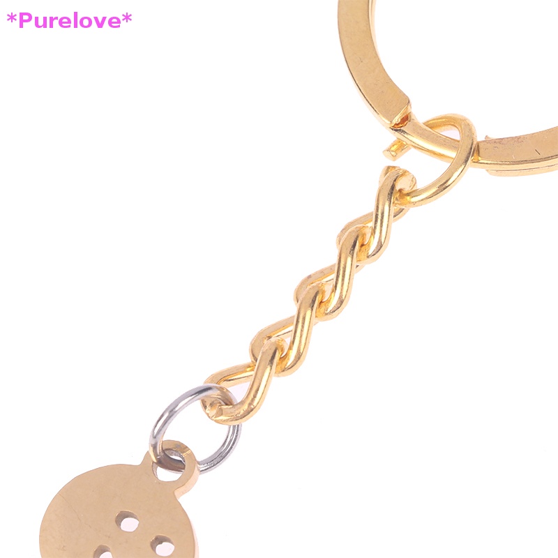 Móc Khóa Hình Người Nhỏ Bằng Thép Không Gỉ Mới