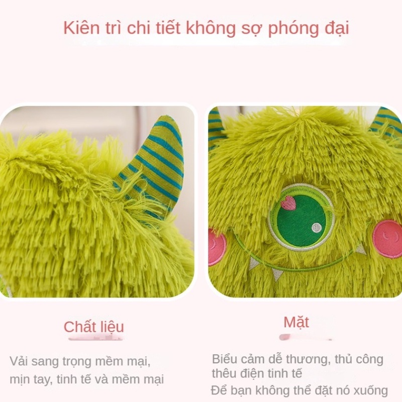 Thú Nhồi Bông Hình Quái Vật Mắt To Dễ Thương