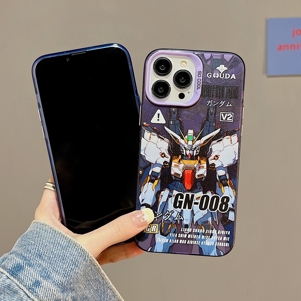 Ốp Điện Thoại Tpu Dẻo Trong Suốt Họa Tiết Hoạt Hình Hai Mặt Chống Rơi Cho iPhone 11 13 12 14 Pro Max