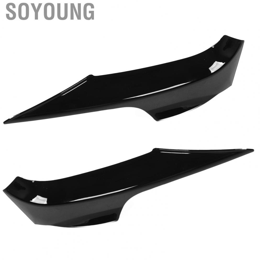 Soyoung Front Bumper Diffuser Sporty Style Lip Spoiler  Collision for 3 Series E92 E93 M Sport 2006‑2009