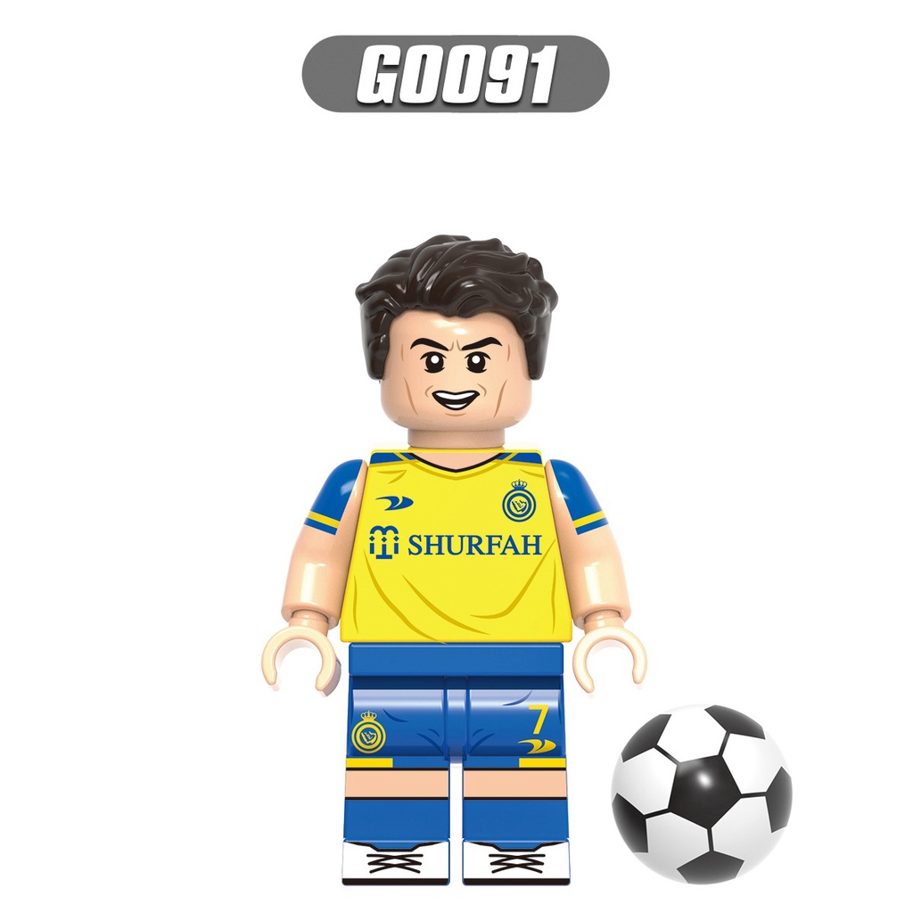Minifigures Đồ Chơi Lắp Ráp Các Mẫu Cầu Thủ Bóng Đá Nổi Tiếng Thế Giới A68 G0112 - Mô Hình Nhân Vật Mini Siêu Sao Sân Cỏ