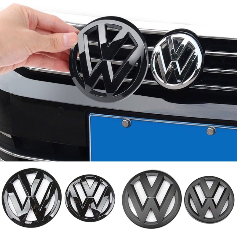 Set 2 Logo Dán Trang Trí Xe Hơi VW Golf 6 7 7.5 CC Jetta Magotan Santana Tharu Tiguan L