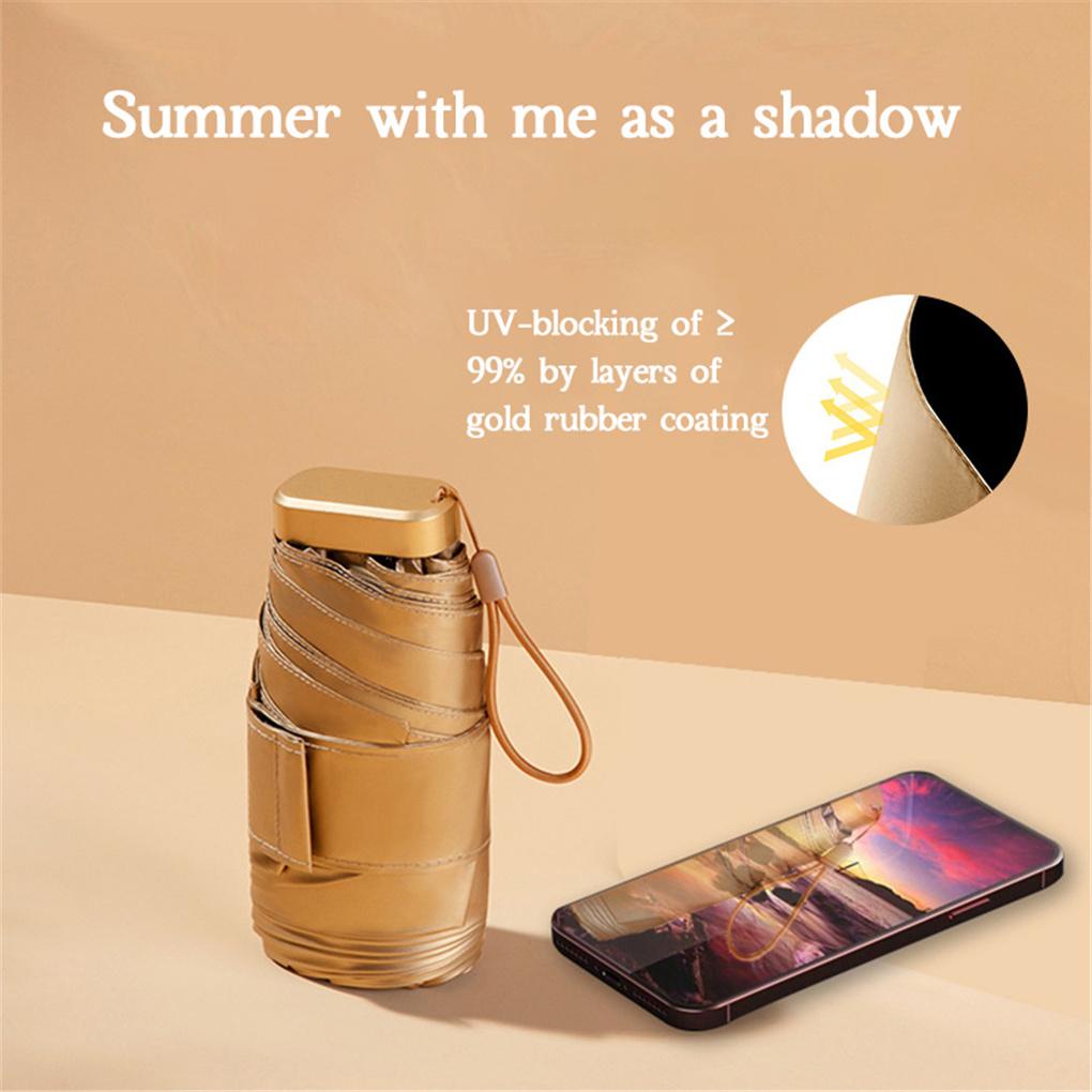 Dù Gấp Mini Bỏ Túi Chống Tia UV Chống Gió