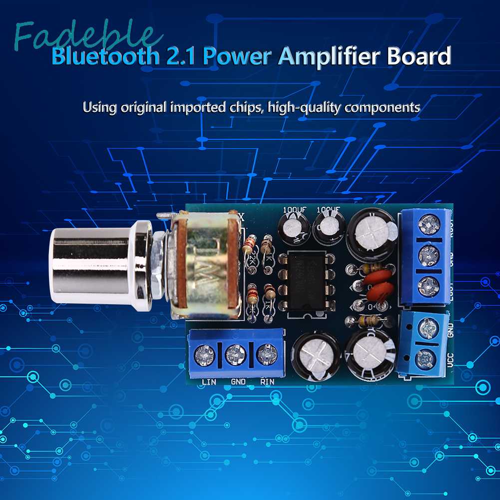 Bảng Mạch Khuếch Đại Âm Thanh 2 Kênh 2x1.5W TDA2822M