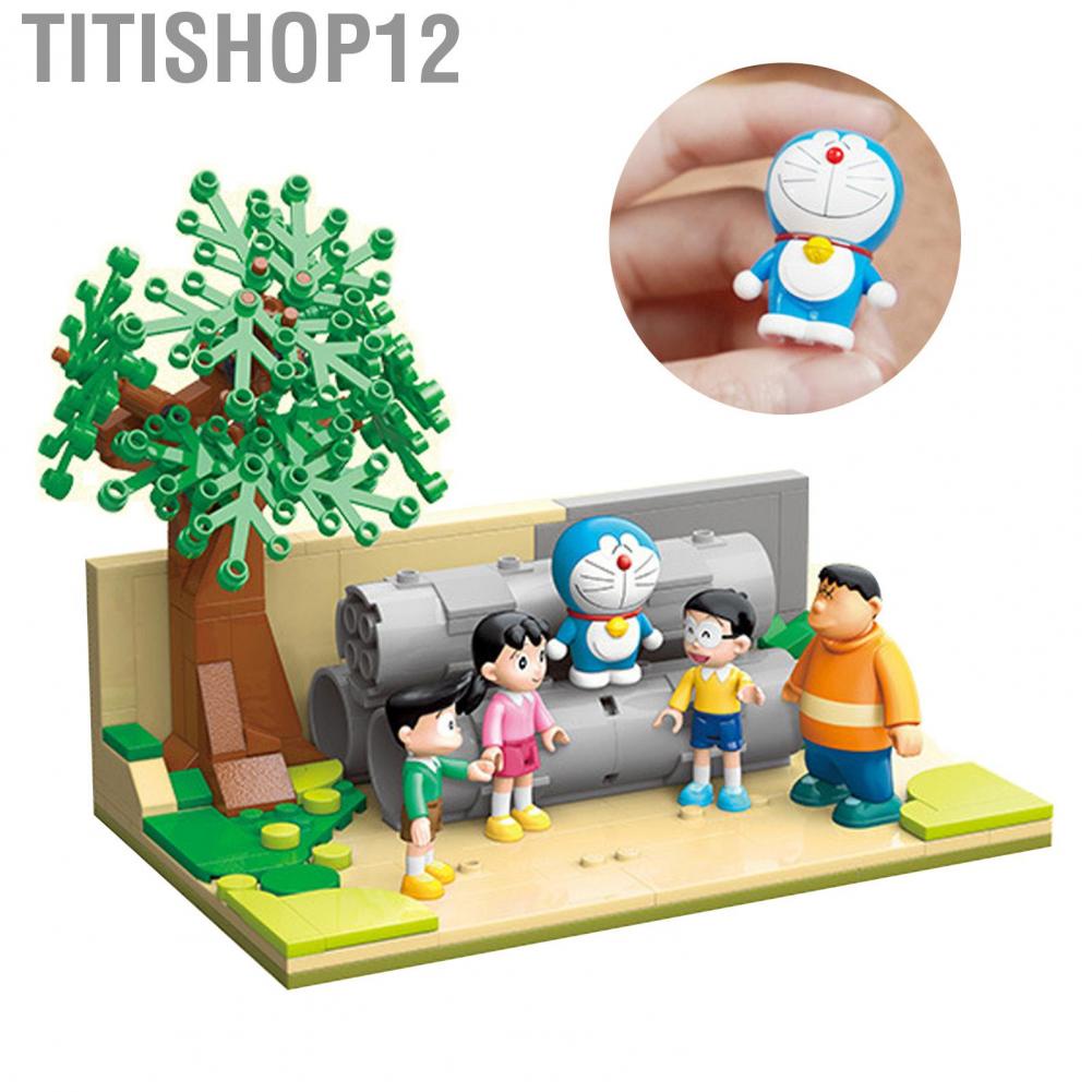 Titishop12 Building Blocks Cute Cartoon Characters Innovative Office Decoration Children Toy Type 1