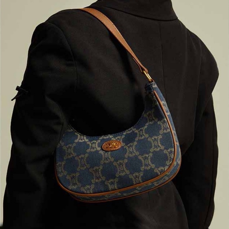 Ielgy Niche Túi Đeo Vai / Kẹp Nách Hình Bán Nguyệt Thiết Kế Cá Tính Chất Lượng Cao Cho Nữ