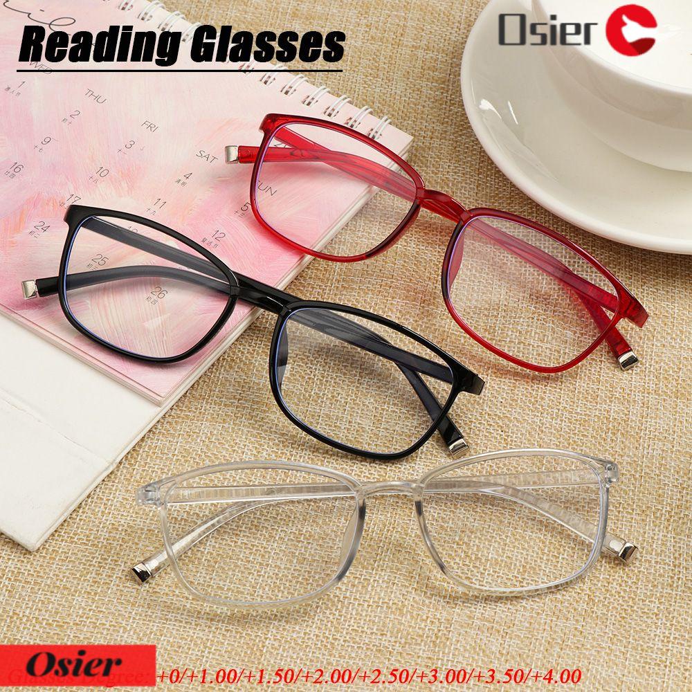 Kính Đọc Sách Gọng Nhựa PC Siêu Nhẹ Mặt Phẳng Độ Nét Cao 1