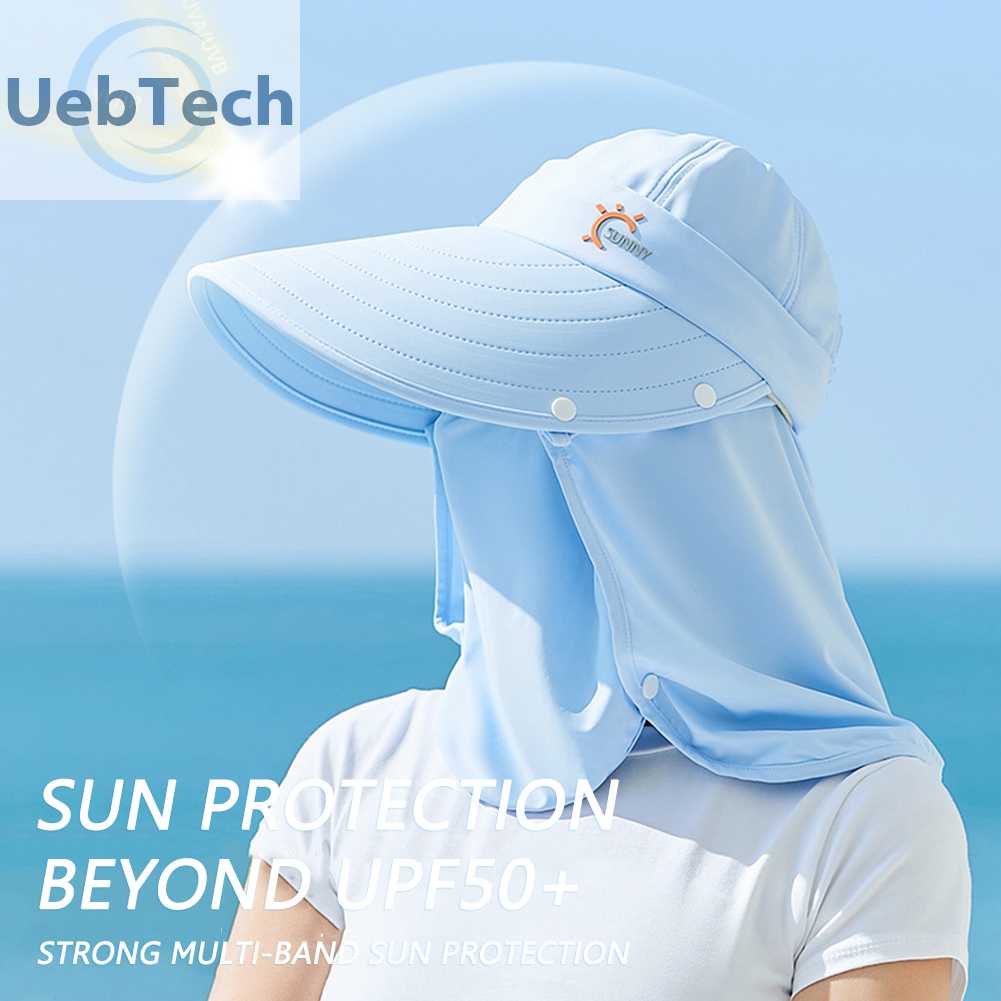 Nón Tai Bèo Chống Tia UV Thoáng Khí Có Thể Tháo Rời Cho Nam Nữ