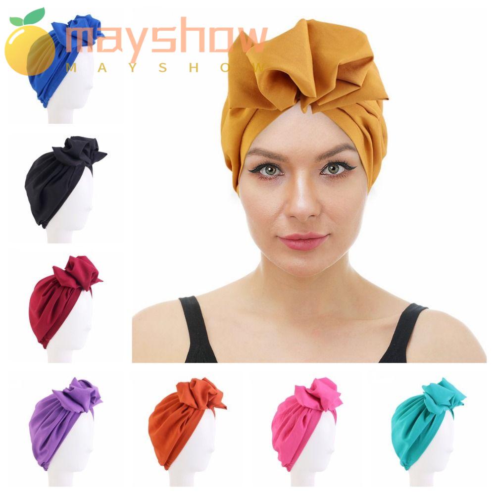 Mũ Turban Trùm Đầu Họa Tiết Hoa Thời Trang Cho Nữ
