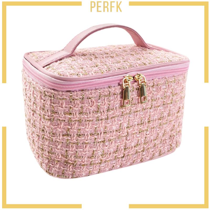 Túi Đựng Đồ Trang Điểm Có Khóa Kéo Tiện Dụng Cho Nữ