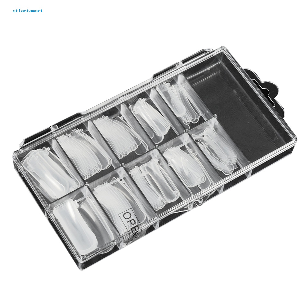 Túi Đựng Đồ Dùng Cao Cấp Tiện Dụng| Set 100 Khuôn Đắp Móng Tay Trong Suốt Tái Sử Dụng Linh Hoạt