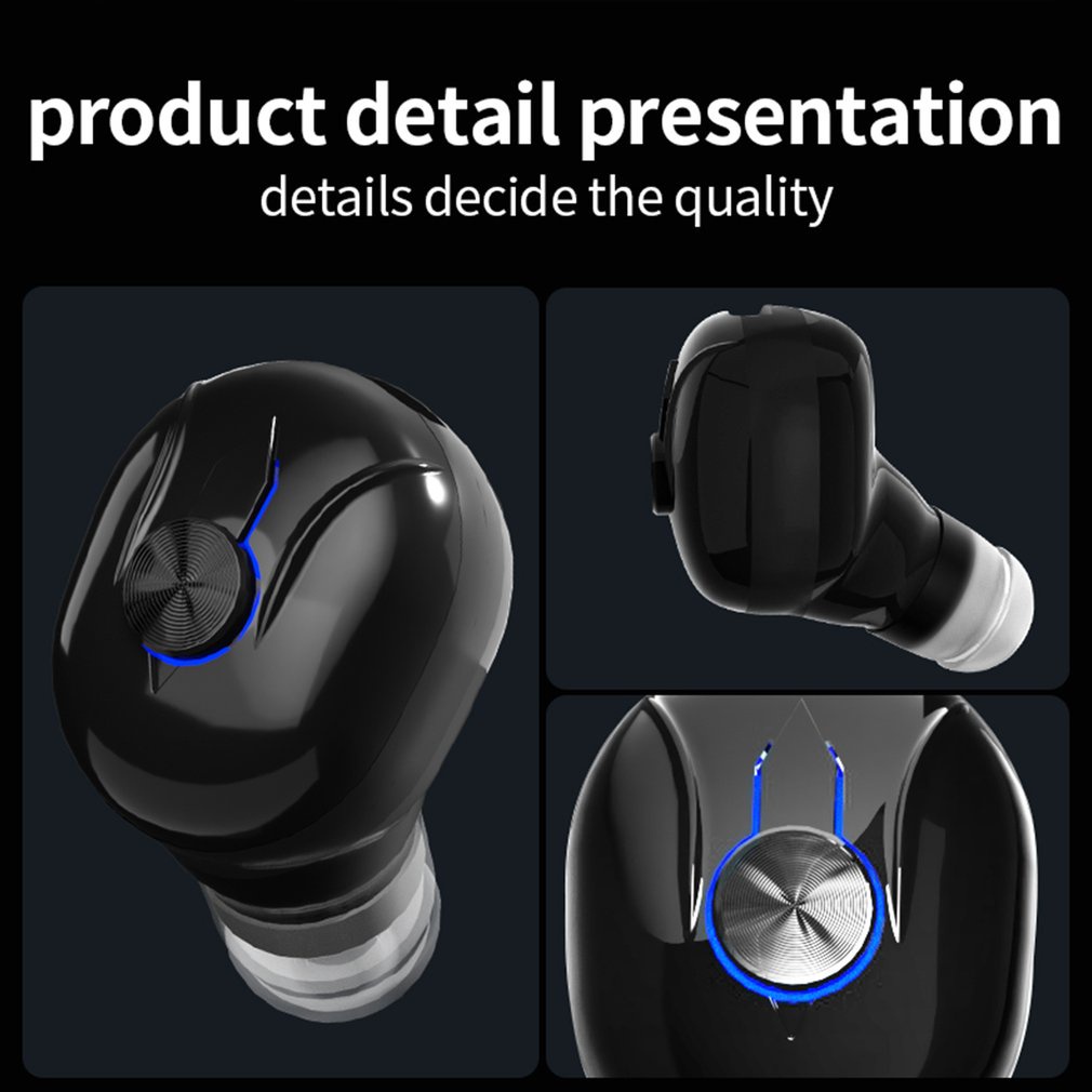 Tai Nghe Bluetooth 5.0 Nhét Tai Có Micro Thiết Kế Thể Thao Và Phụ Kiện